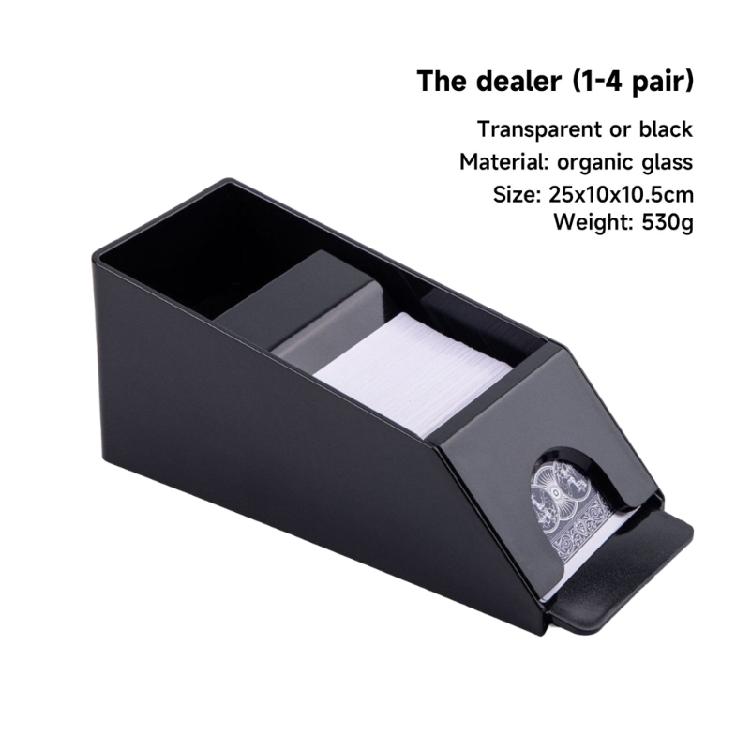 Manual Playing Card Shuffler Plastic 4/6 Deck Playing Card Shoe Playing Card Dealing Shoe Poker Playing Board Game Tool