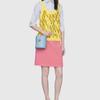 Gucci crossbody bag GG Marmont Silver Label Logo Quilted Leather Drawstring Bucket Chain Shoulder Mini Women's Light Blue Candy Color Unicorn Color