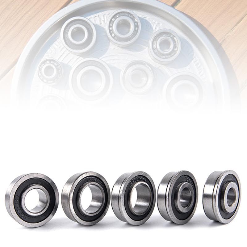1pc High Quality F6202-2RS Flange ABEC-1 Deep Groove Garden Trolley Ball Seal Wheelbarrow Bearing
