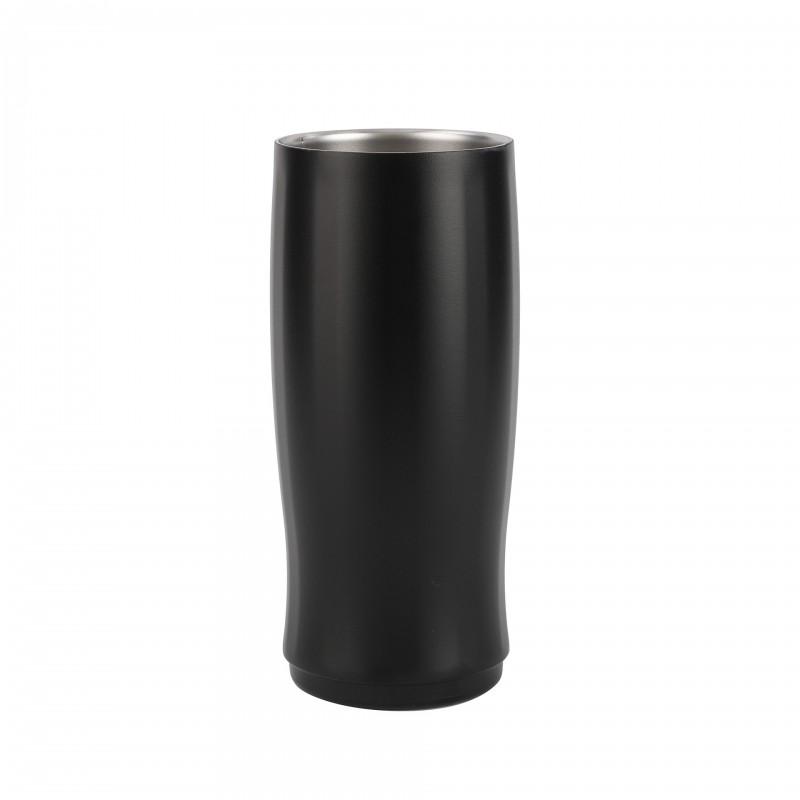 304 Stainless Steel Vacuum Insulated Travel Mug 20oz Oval Car Cup Portable Thermos Office Outdoor Commute
