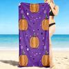1Pc Pumpkin Halloween Theme Beach Towel Quick Dry Multiuse For Beach Pool Gym Yoga Home Travel Christmas Halloween Xmas Gift G1212