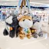 Cute Plush Kitten Keychain Bag Charm Adorable Cartoon Cat Doll Pendant Accessory