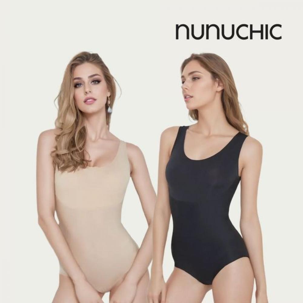 Nunuchic Tank Body Suit 1+1 nude+black/XS