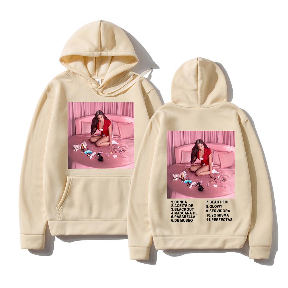 Perfektes Emilia 2025 Album Hoodie Emilia Mernes Vintage Retro Herren/Damen Hoodies Harajuku Winterkleidung Pullover Sweatshirt