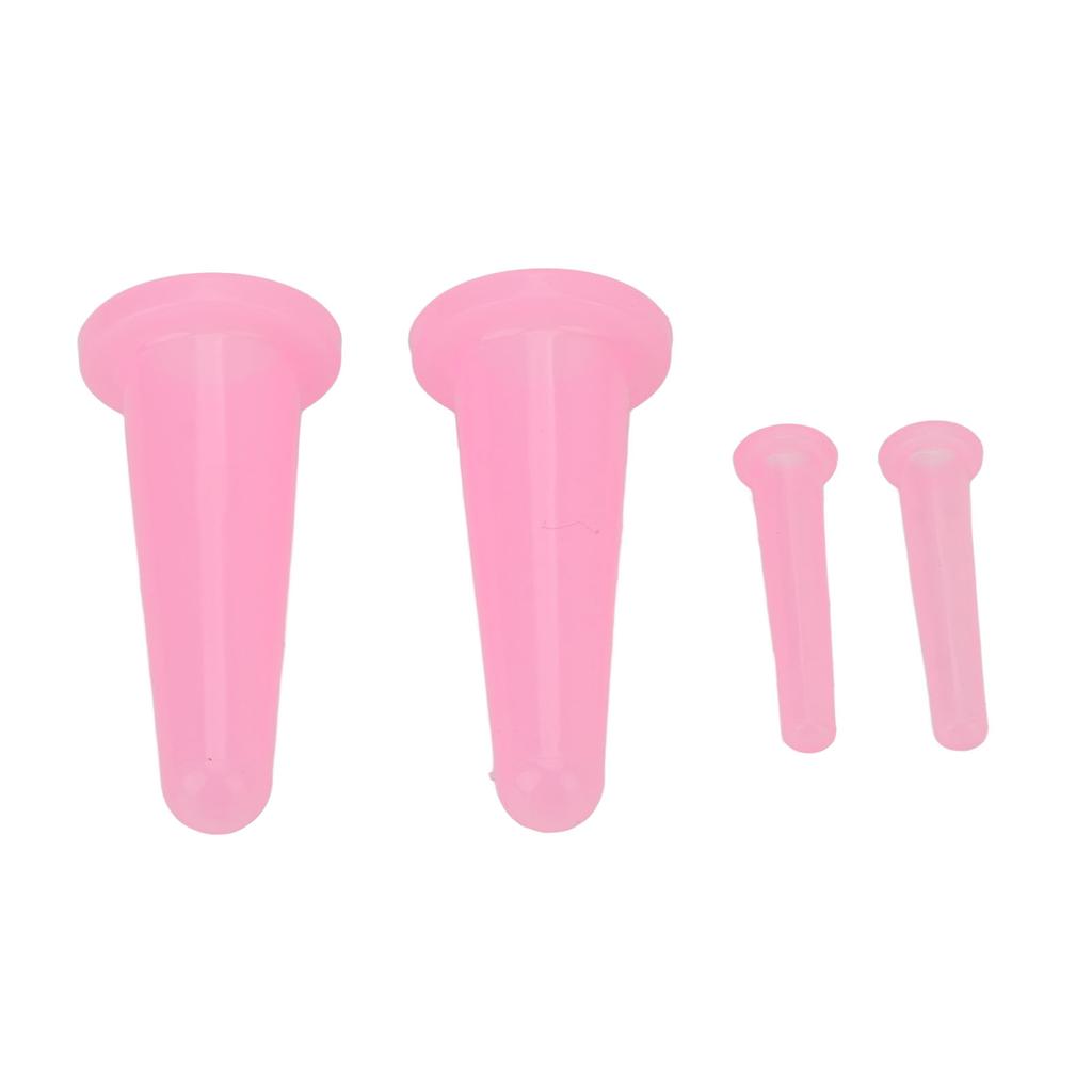 4ks vakuový masážní pohár Silikonový masážní pohár na obličej pro domácí použití Léčba celulitidy