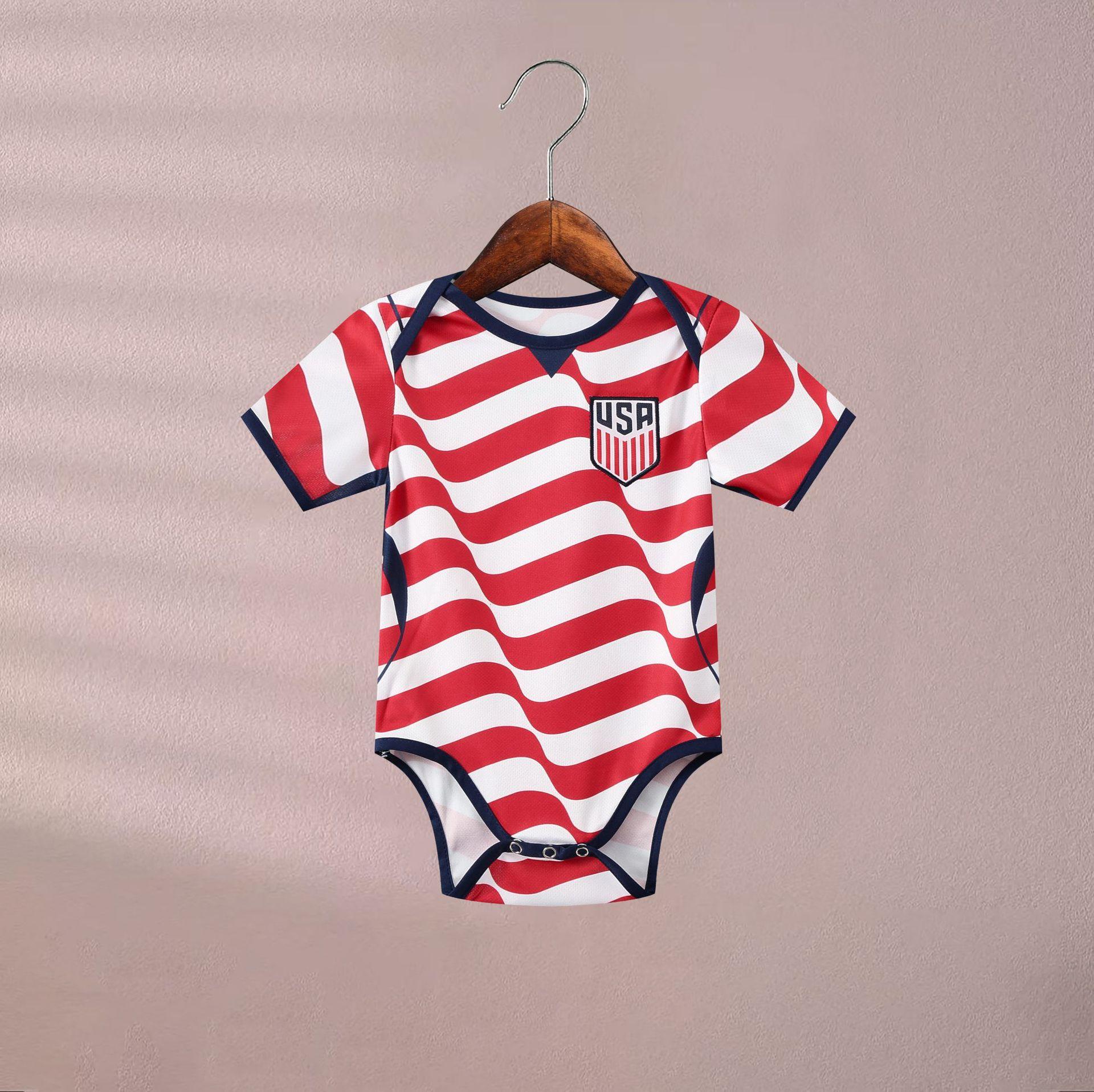 2627 Detský dres na Majstrovstvá sveta, overal na lezenie Argentína, Mexiko, Španielsko, Taliansko kombinéza 12 code (12-18 months) white