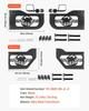 Jeep Tube Doors, 4-Door, Fit for 2018-2026 Jeep Wrangler JL & 2020-2026 Gladiator JT, Soldier Pattern Off Road Front & Rear Tubular Half Doors with