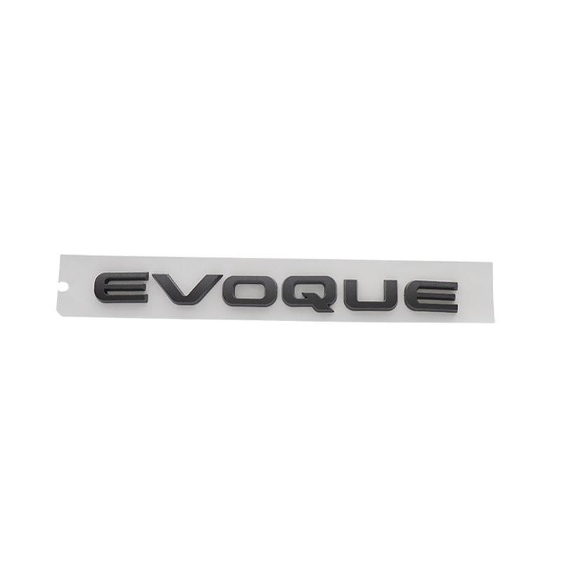 3D Premium EVOQUE Letters for P250 P300 Styling Accessories Car Engine Hood Fender Trunk Tail Rear Decal Emblem Badge Sticker