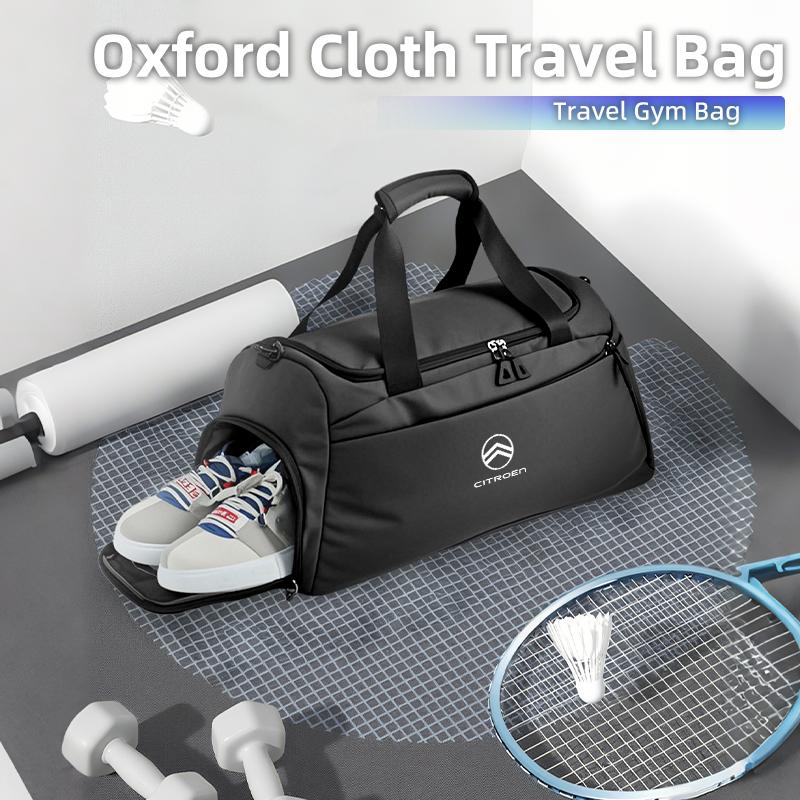 WEWG9 Car Logo Oxford Waterproof Travel Bags Large Capacity Duffle Fitness Bag Car Gym Bag For Citroen C4 C3 C1 C5 C2 Berlingo Celysee
