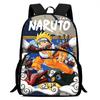 NARUTO Anime Kids Mochila Backpack,With Adjustable Shoulder Strap & Front Pocket,Lightweight & Durable,for Boys & Girls Age 5-10
