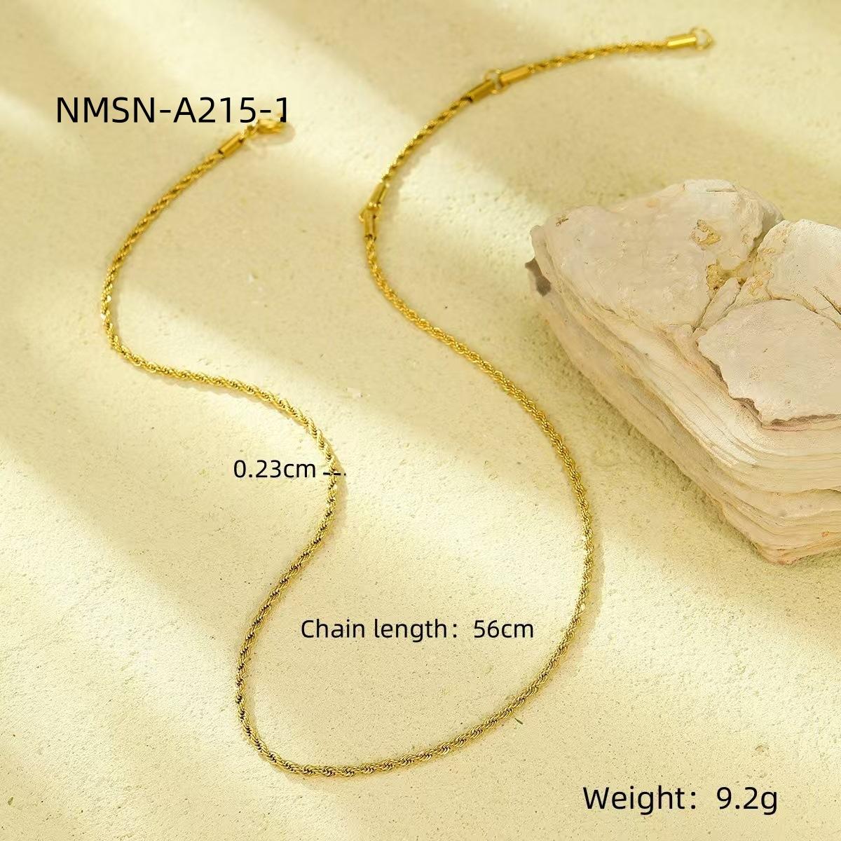 GEMCHIC Women s Fashion European and American Personality Woven Basket Chain Necklace