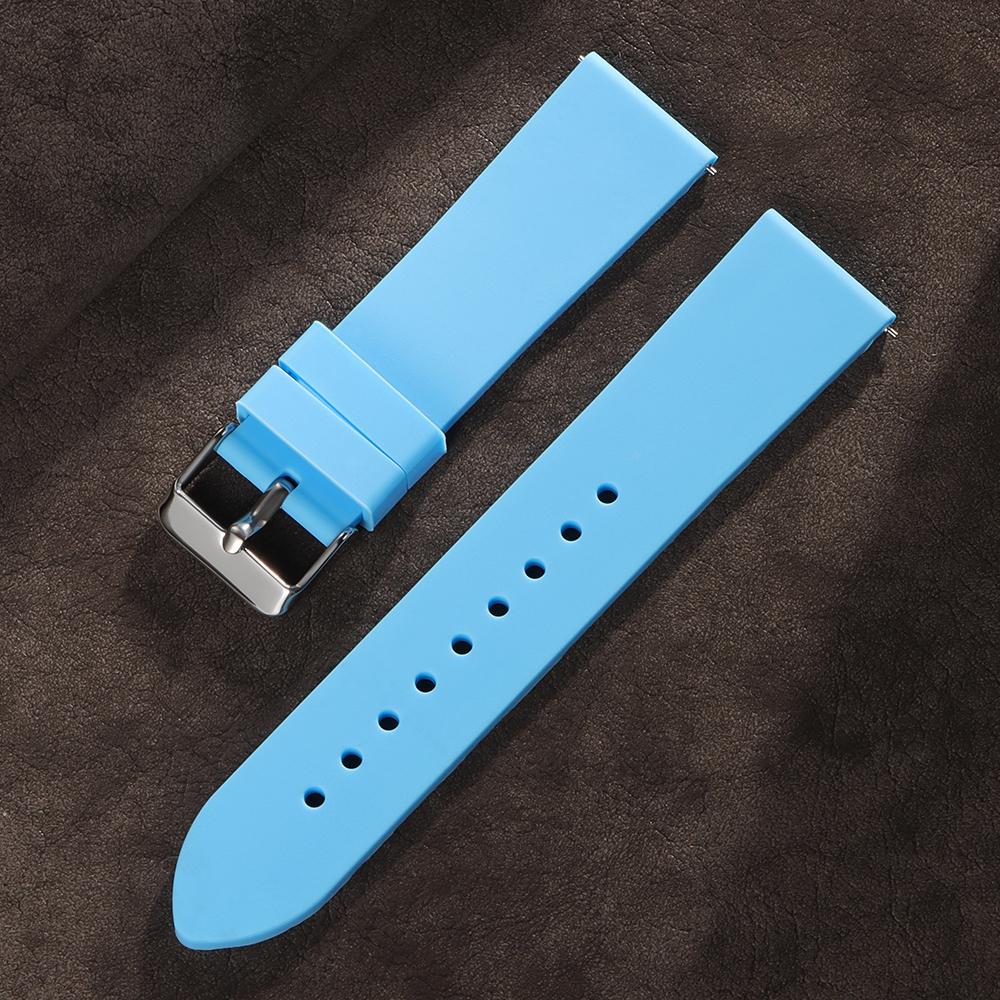 Hot Sell 20mm 22mm Silicone Watch Strap Universal Watchband Waterproof Soft Wristwatch Band for P22 Smartwatch Watches Bracelet