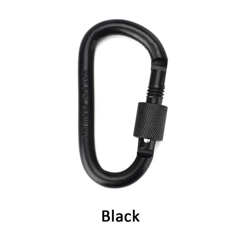 

10 шт. карабинов для путешествий на открытом воздухе, кемпинга, пряжек, карабинов из алюминиевого сплава для выживания. 2pcs разноцветный