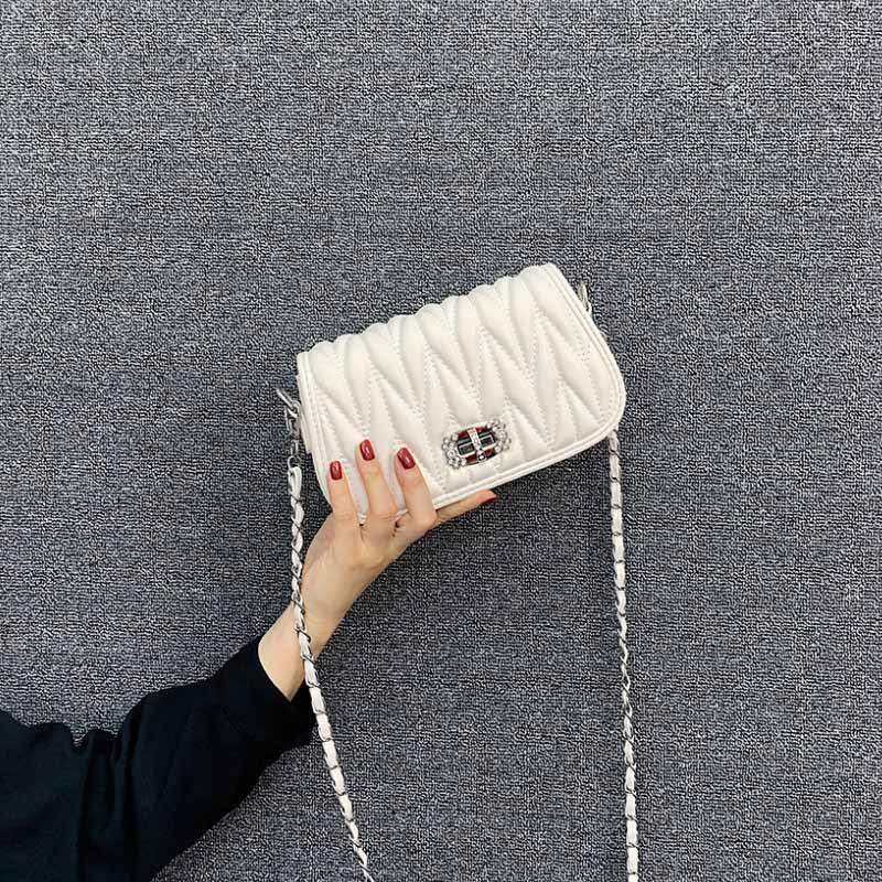 

2025 Women s Luxury Crossbody Bag - Trendy, Versatile & Chic for Summer грязно-белый