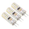 Bombilla G4 Silicone LED Bulbs, 10pcs, 110V, Double Feet Base, 1.5W, AC110V, 110Lm, Silicone Bulbs for Landscape Lighting and Courtyards (6000K White