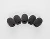 Microphone Total for Small Microphones Broadcast 5 Sponge/windscreen, 3.5cm Length, (10mm Diameter), Use, Pieces, Black.