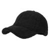 Women's Thickened Teddy Fleece Baseball Cap with Velcro - Autumn/Winter Trendy Lambswool Hat