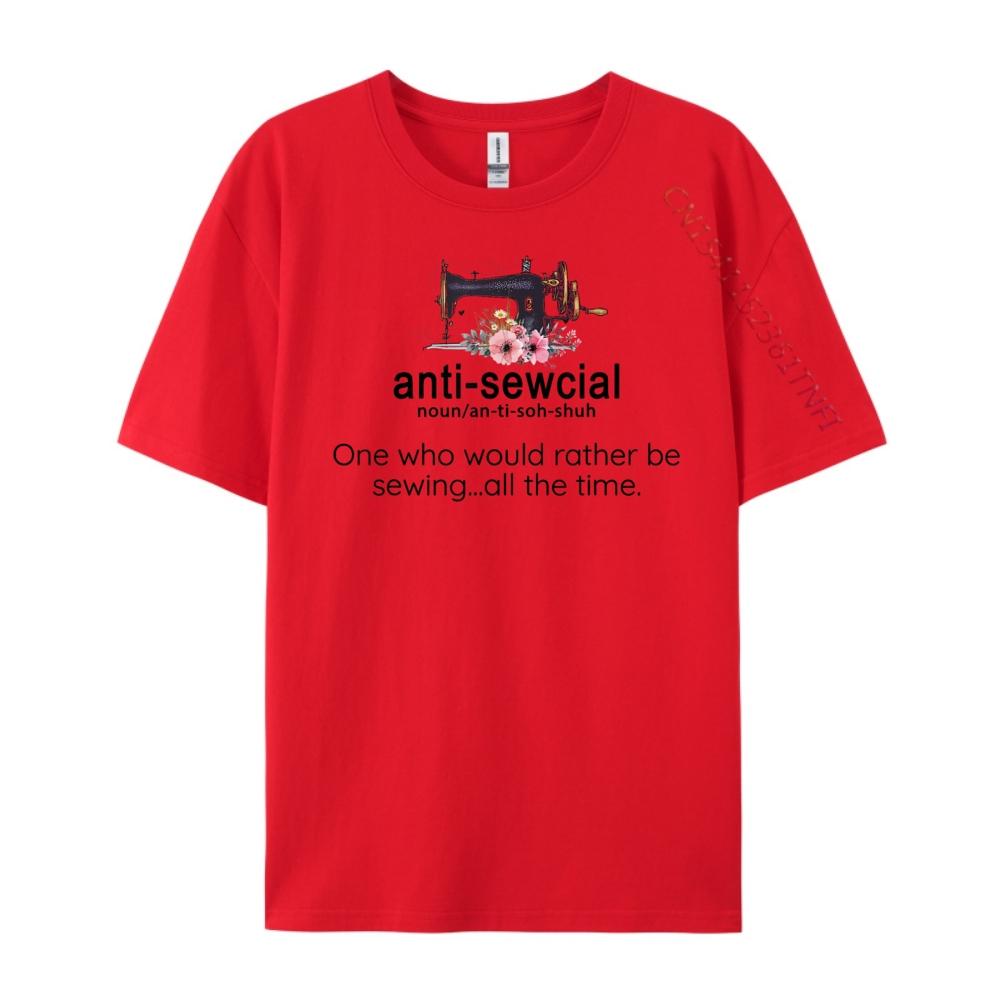 

Quilting Quilter Sewer Sewing T Hirtanti Ewcial One Who Would Rather Be Sewing All The Time Tee Green And White Graphic T Shirt S