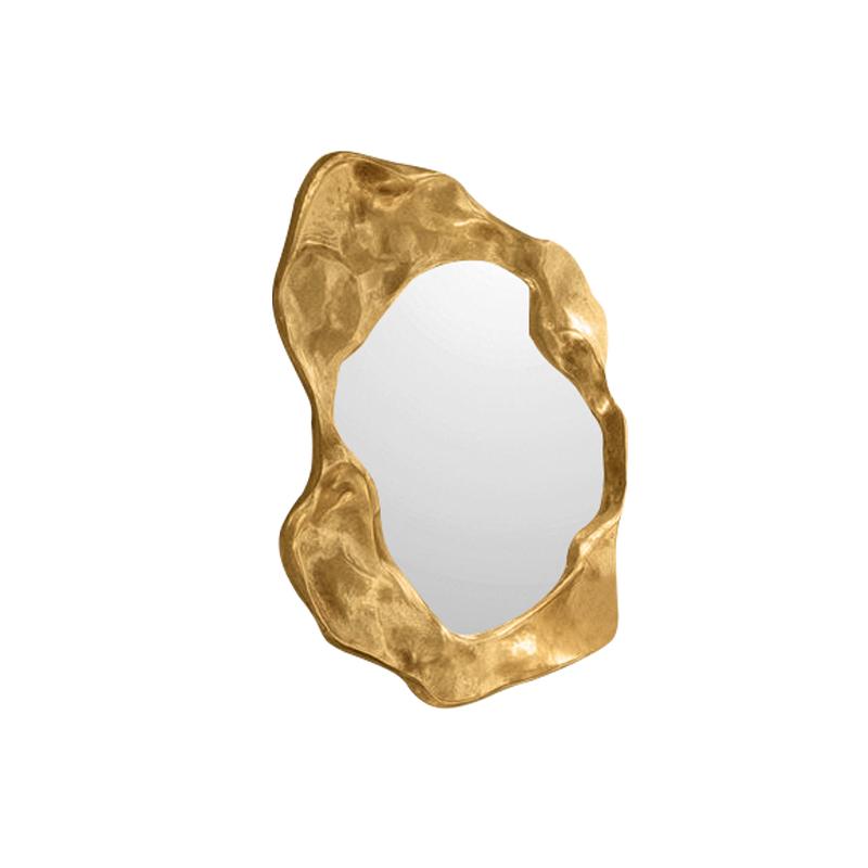 American-style decorative mirror art, French fireplace mirror, wall-mounted makeup mirror, irregular creative sense