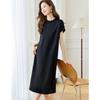 Women's Elegant 92% Silk T-Shirt Dress
