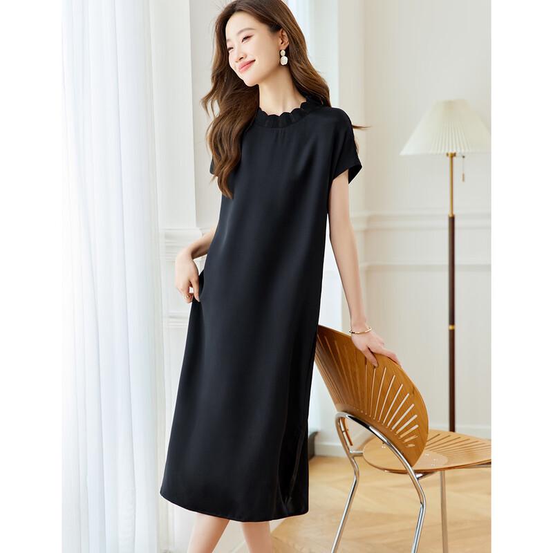 

Women s Elegant 92% Silk T-Shirt Dress XL