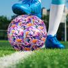 K Print Size 5 Soccer Ball, PU Wear Resistant Football for Match Training and Daily Practice, Birthday Gift for Soccer Fans
