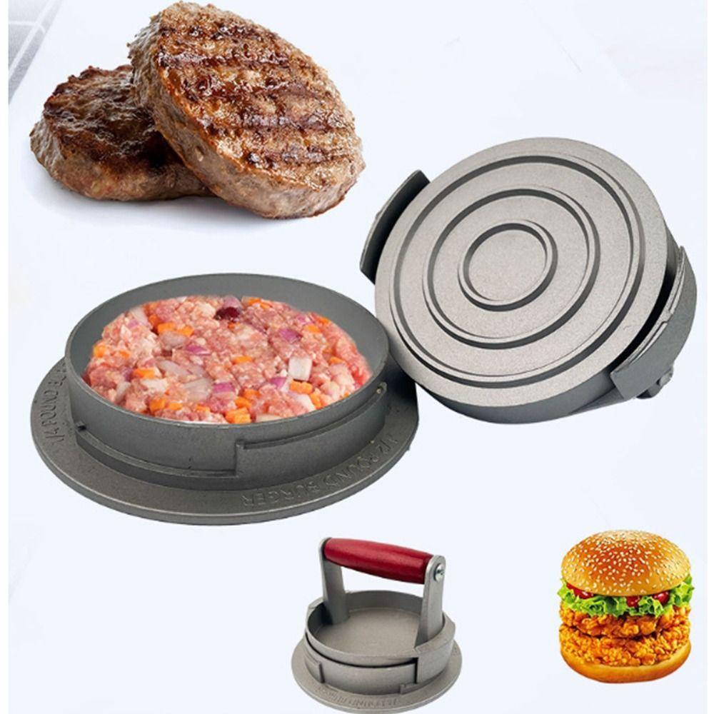 Manual Hamburger Meat Press Non-Stick Hamburger Patty Mold Breakfast Machine