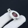 Beautiful Red Shine Opal Gemstone Silver Pendant in 925 Sterling Silver - Handmade Pear Design, Everyday Wear Jewelry Birthday Gift