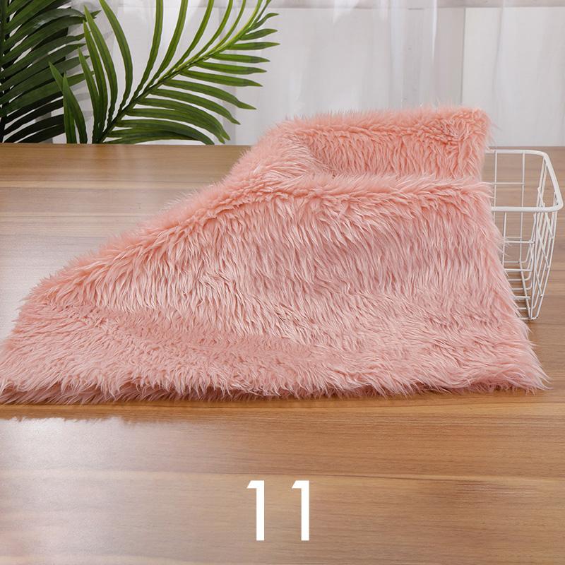 3cm Plush Fabric Polyester Faux Rabbit Fur Fleece Fabric for Stage Costume DIY Doll Toy Sofa Cushion Carpet Making Materials