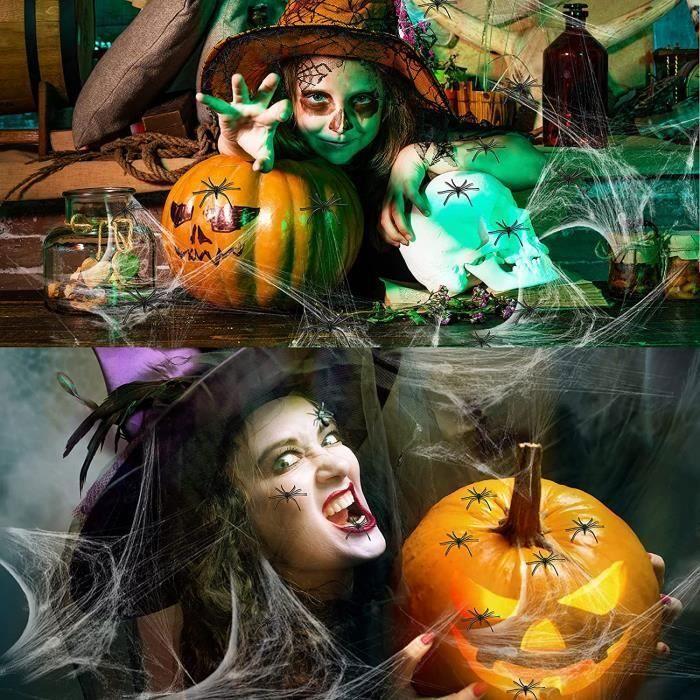 200 Stück Kleine Halloween-Spinnen Set aus Kunststoff Halloween-Spinnen Spinnen aus schwarzem Kunststoff Spinne DEKO-OBJEKT