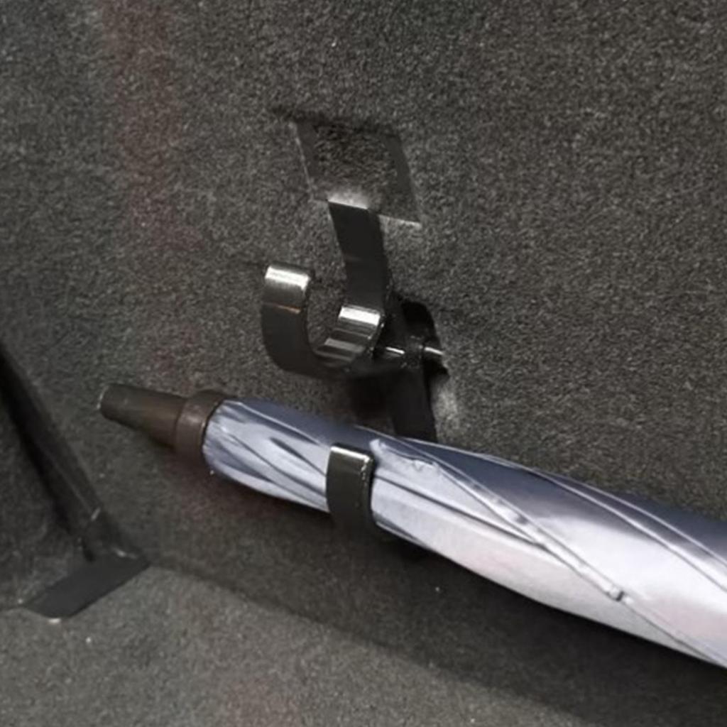 Car Umbrella Hook Car Trunk Umbrella Holder Hook Mini Hanger Multifunctional Organizer for Truck Sedan Automotive Motor Home
