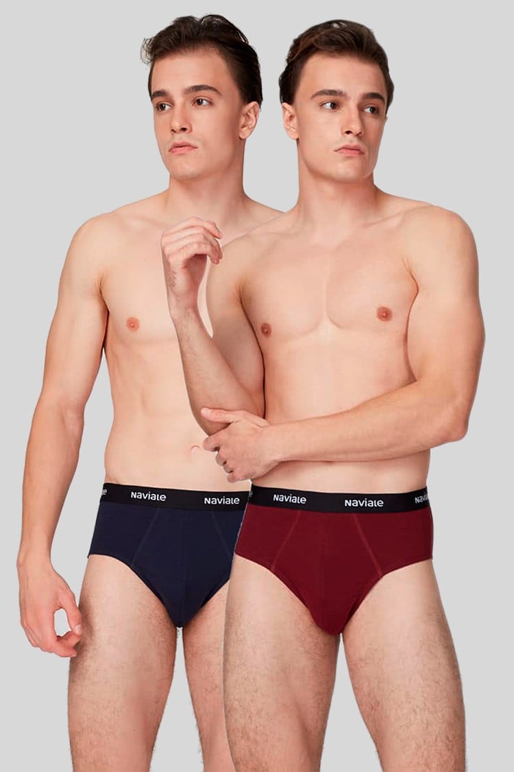 

Труси сліп, 2 штуки Naviale (90724) 50(L) різнокольорові кольору