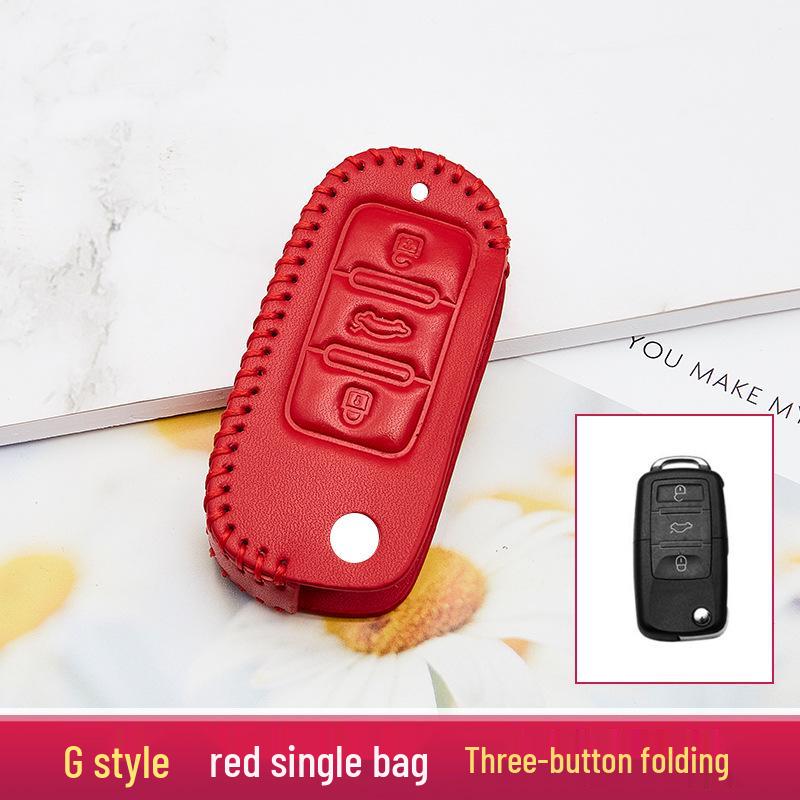 2020 Model Enhanced Car Key Case and Keychain
