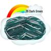 Gradient 5-Ply Medium Thick Baby Velvet Yarn for Crochet and Knitting