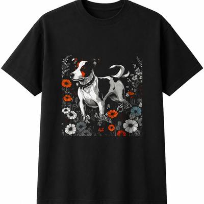 Graphic Jack Russell Dog Lover Mens Womens T-Shirt Unisex Novelty Gift Tee Funny