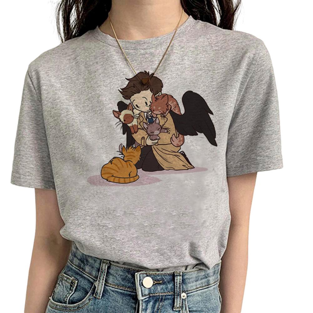 Supernatural tshirt Women streetwear graphic Unisexga tshirts girl funny clothes