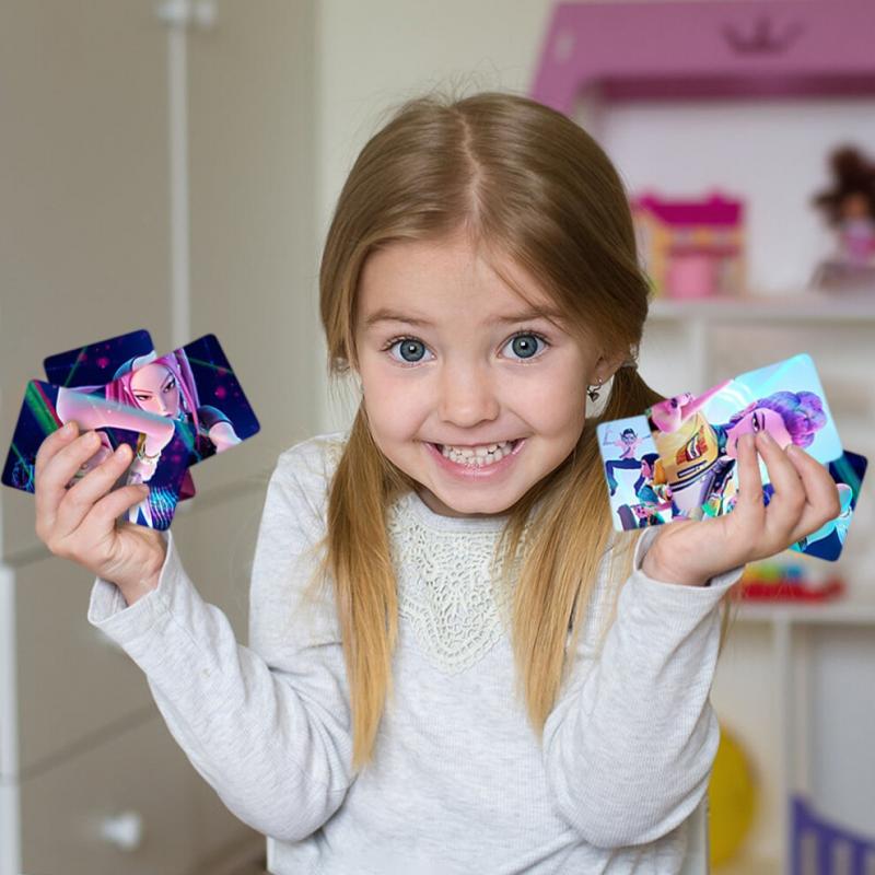 Demon Hunter Girl Group Holographic Cards - 30-Piece Anime Collectible Set for Fans of K-POP Merch/Trading Card Games