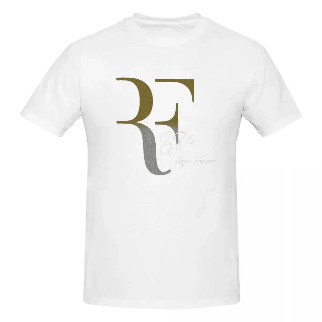 Roger Federer 100 Βαμβακερό T-shirt Ανδρική Μόδα T-shirts Unisex Στρογγυλή Λαιμόκοψη Κοντομάνικο S6xl