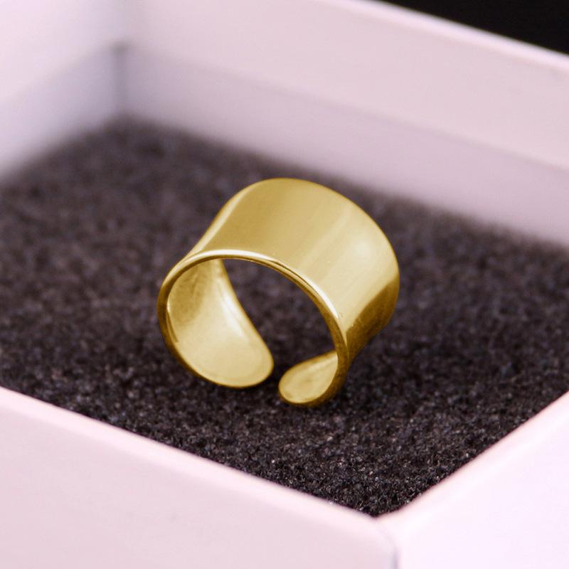 

Ретро Простое Глянцевое Широкое Открытое Кольцо на Указательный Палец Женское Хипстерское Веганское Кольцо на Палец Необработанный Подарок Ювелирные Изделия Кольца на Пальцы Креативные Геометрические Вечерние Ювелирные Изделия