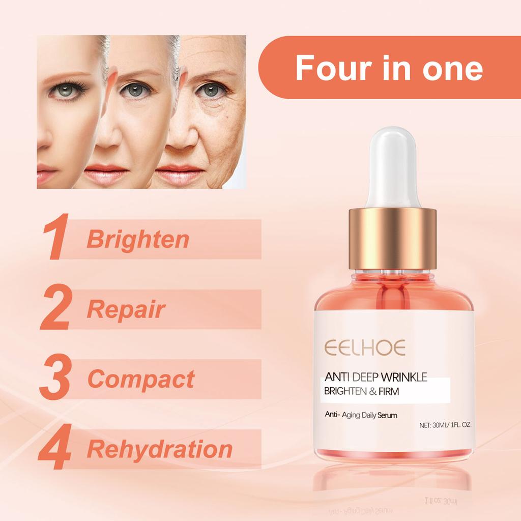 EELHOE Rose Oil VC Moisturizing Essence Face Firming Hydration Anti-Wrinkles Aging Wrinkles Headlines