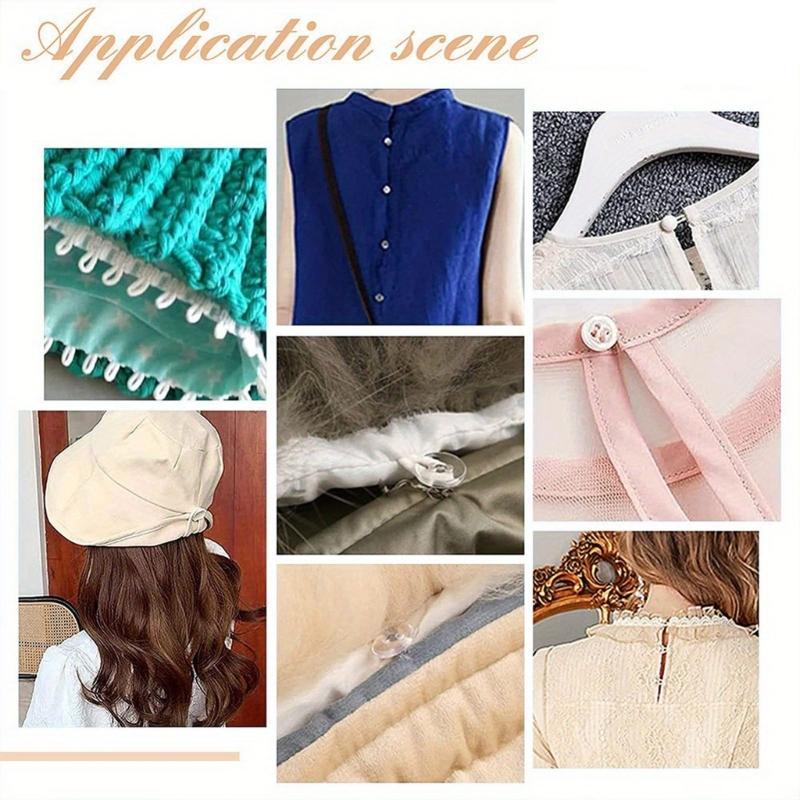 20Yard Long Elastic Polyester Button Straps Detachable Collar Button Closure For Shirt Dress Jackets Sewing Accessories