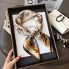 Luxury Silk Feeling Square Scarf Women Print Satin Neckerchief Spring Hair Band Foulard Bandana Echarpe Tie Shawl Wraps