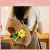 Backpack Capybara Plush Animal Stuffed Children Shoulder Bag Pp Filling Cotton
