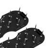 Lawn Aerator Shoes Aerator Spiked Sandals with Adjustable Strap Grass Spiked Shoes Anti-Slip for Aerating Lawn Soil
