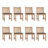 Day and Night - Day and Night Garden Chairs 8 Units Teak Wood with Cushions