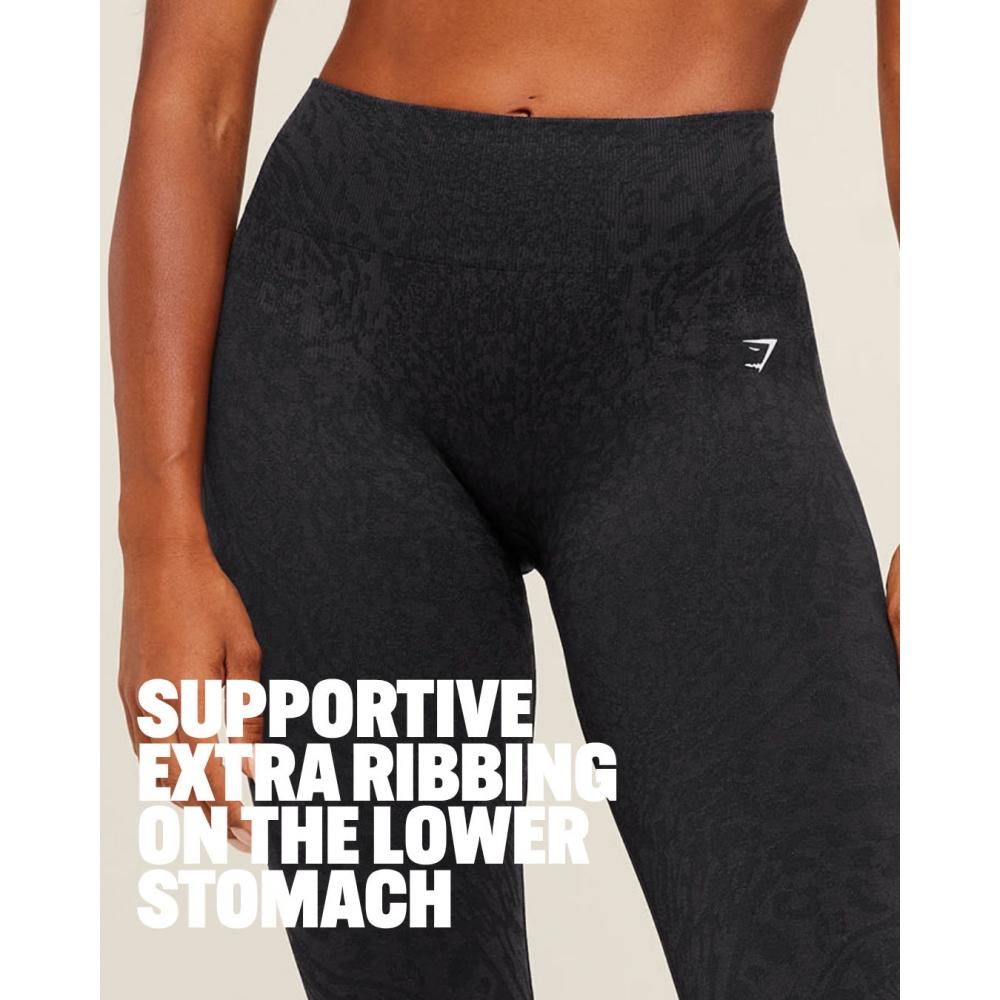 Gymshark Adapt Animal X Whitney Leggings Black    Asphalt Grey B6b2k Bdpr