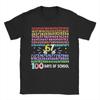 Glückliche 100 Schultage Smarter 67 Lehrer T-Shirt Unisex Humorvolles Baumwoll-T-Shirt Rundhals Kurzarm T-Shirt Geschenkidee Kleidung