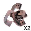 2xMetal Brain Teaser Puzzles Solutions for Kids Adult Puzzle Intelligence Toy