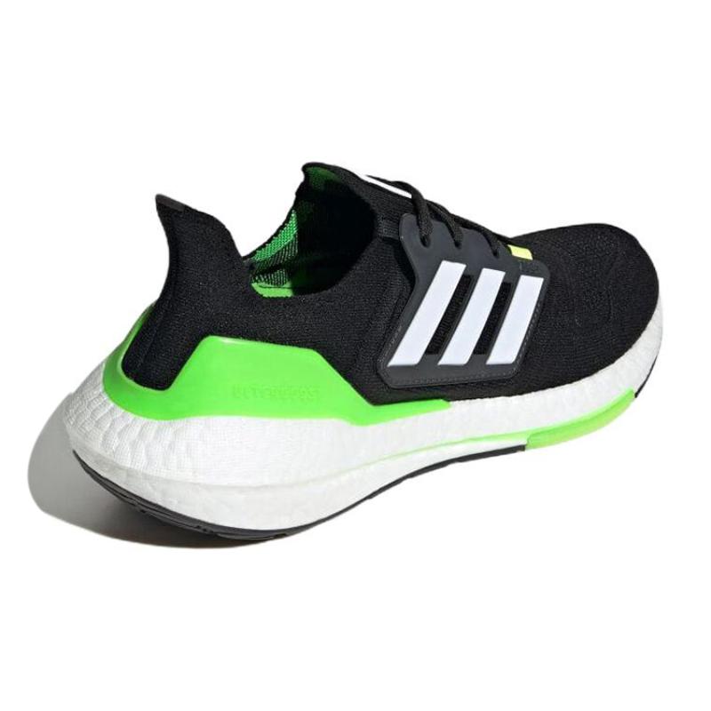 Adidas UltraBoost 22 'Black Solar Green' Sneakers GX6640