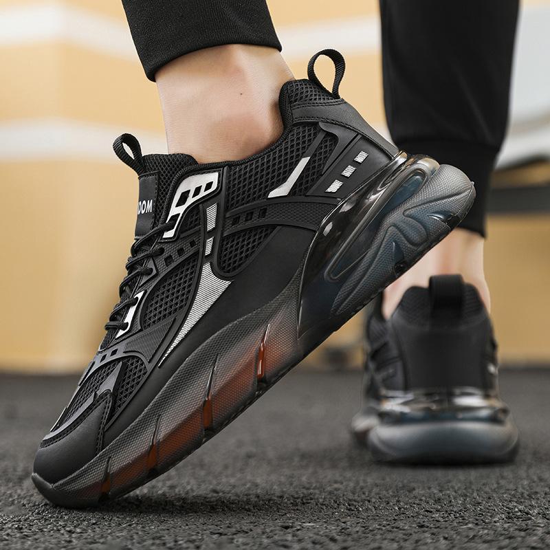 Sneaker Herrenmode neu atmungsaktives Mesh dicke Sohle erhöhend lässige kleine weiße Schuhe Teenager Darth Vader Dad Shoes